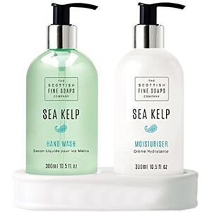 Scottish Fine Soaps Sea Kelp Hand Care Set (Hand Wash, Lotion & Unbranded Cerami Scottish Fine Soaps Sea Kelp Hand Care Set (Hand Wash, Lotion & Unbranded Cerami