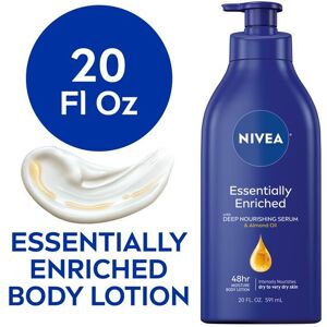 NIVEA Essentially Enriched Body Lotion for Dry Skin, 20 Fl Oz Pump Bottle NIVEA Essentially Enriched Body Lotion for Dry Skin, 20 Fl Oz Pump Bottle