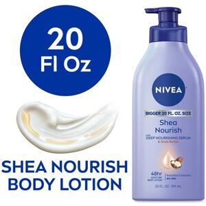 NIVEA Shea Nourish Body Lotion, Dry Skin Lotion with Shea Butter, 20 Fl Oz Pump NIVEA Shea Nourish Body Lotion, Dry Skin Lotion with Shea Butter, 20 Fl Oz Pump
