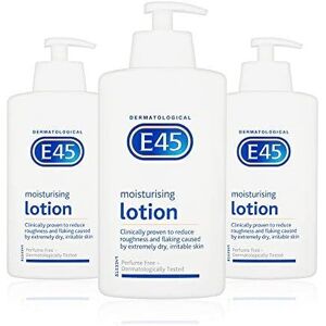 E45 MOISTURISER Dermatological Lotion 500ml with Pump (pack of 3) E45 MOISTURISER Dermatological Lotion 500ml with Pump (pack of 3)
