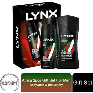 (Buy 1) Lynx Africa 2pcs Bath & Body Gift Set For Men (Buy 1) Lynx Africa 2pcs Bath & Body Gift Set For Men