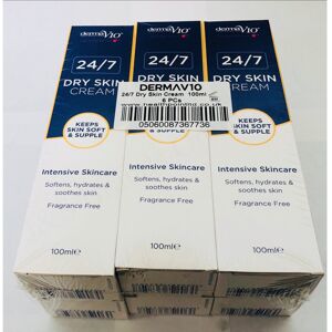 Dermav10 6x Derma V10 24/7 Dry Skin Cream Fragrance Free Hand Body Face Daily Cream 100ml Dermav10 6x Derma V10 24/7 Dry Skin Cream Fragrance Free Hand Body Face Daily Cream 100ml