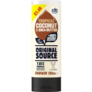 Original Source Tropical Coconut & Shea Butter Shower250ml (Pack of 6) Original Source Tropical Coconut & Shea Butter Shower250ml (Pack of 6)