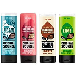 Original Source Shower Gel Set 4 x 250ml NEW Fragrance Fresh Sea Salt Samphire S Original Source Shower Gel Set 4 x 250ml NEW Fragrance Fresh Sea Salt Samphire S