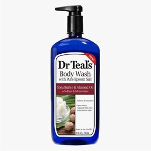 Unbranded Dr Teal's Pure Epsom Salt Body Wash Shea Butter & Almond Oil 710 mL Unbranded Dr Teal's Pure Epsom Salt Body Wash Shea Butter & Almond Oil 710 mL