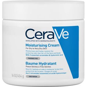 CeraVe Moisturising Cream for Dry to Very Dry Skin 454g with Hyaluronic Acid & 3 CeraVe Moisturising Cream for Dry to Very Dry Skin 454g with Hyaluronic Acid & 3