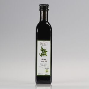 Hemp seed oil, cold-pressed and crude Ol'Vita 500 ml Hemp seed oil, cold-pressed and crude Ol'Vita 500 ml