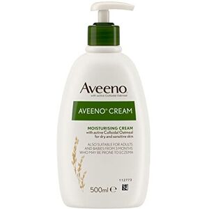 Aveeno Cream for Dry & Sensitive Skin with Colloidal Oatmeal, 500 ml - Fragrance Aveeno Cream for Dry & Sensitive Skin with Colloidal Oatmeal, 500 ml - Fragrance