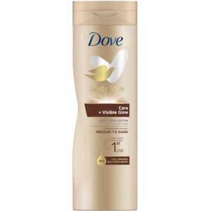 Dove Summer Visible Glow Gradual Self Tan Lotion 400ml - Medium / Dark Dove Summer Visible Glow Gradual Self Tan Lotion 400ml - Medium / Dark