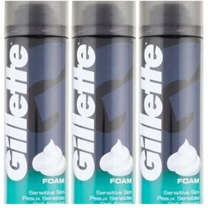 Gillette Classic 200 ml Sensitive Skin Shaving Gel (Pack of 3) Gillette Classic 200 ml Sensitive Skin Shaving Gel (Pack of 3)