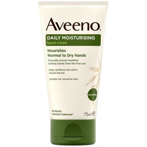 Aveeno Daily Moisturizing Hand Cream For Normal to Dry hands 75 mL Aveeno Daily Moisturizing Hand Cream For Normal to Dry hands 75 mL