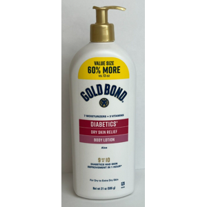 Gold Bond DIABETICS Dry Skin Relief Body Lotion 21 oz (595g) NEW! Gold Bond DIABETICS Dry Skin Relief Body Lotion 21 oz (595g) NEW!
