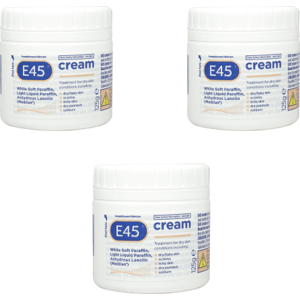 E45 Cream 125 g � Moisturiser for Dry Skin and Sensitive Skin - Pack of 3 E45 Cream 125 g � Moisturiser for Dry Skin and Sensitive Skin - Pack of 3