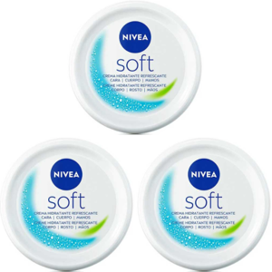 Nivea Soft Lotion Refreshing Moisturising Cream 200ml - Pack of 3 Nivea Soft Lotion Refreshing Moisturising Cream 200ml - Pack of 3