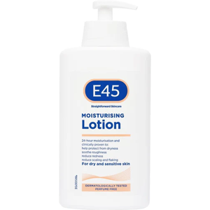 E45 Moisturising Lotion Dry & Sensitive Skin 500ml Free UK Postage E45 Moisturising Lotion Dry & Sensitive Skin 500ml Free UK Postage