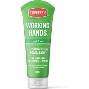 O'Keeffe's Working Hands, 80ml Tube Hand Cream Extremely Dry Cracked Hands Instantly Boo O'Keeffe's Working Hands, 80ml Tube Hand Cream Extremely Dry Cracked Hands Instantly Boo