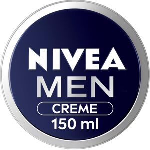 NIVEA Men Creme Pack of 5 (5 x 150 ml), Intensive Everyday Face, Body and Hand Cream w NIVEA Men Creme Pack of 5 (5 x 150 ml), Intensive Everyday Face, Body and Hand Cream w