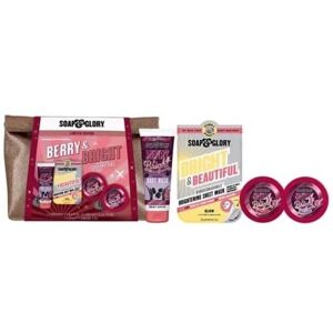 Soap & Glory Berry & Bright Toiletry Bag - Gift Set for Christmas 2023 - Berry & Bright Body Soap & Glory Berry & Bright Toiletry Bag - Gift Set for Christmas 2023 - Berry & Bright Body