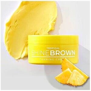 Byrokko Original Shine Brown Tropical Tanning Cream 150 ml Moisturizing and Non-Sticky Byrokko Original Shine Brown Tropical Tanning Cream 150 ml Moisturizing and Non-Sticky