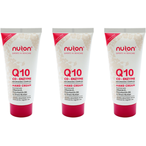 han han Nulon Hand Cream Q-10 Co-Enzyme Vitamin E & B5 75ml - Pack of 3 han han Nulon Hand Cream Q-10 Co-Enzyme Vitamin E & B5 75ml - Pack of 3