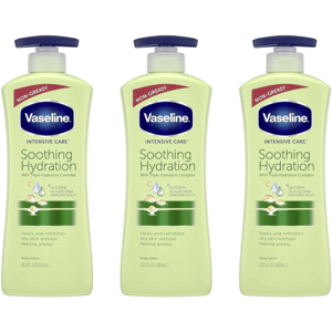 Vaseline Intensive Care Aloe Soothe Soothing Hydration Body Lotion 600ml - Pack Vaseline Intensive Care Aloe Soothe Soothing Hydration Body Lotion 600ml - Pack