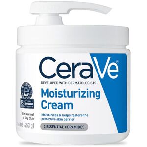 Cerave Face & Body Moisturizing Cream With Pump For Normal To Dry Skin 16.0oz N Cerave Face & Body Moisturizing Cream With Pump For Normal To Dry Skin 16.0oz N
