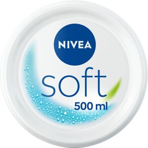 NIVEA Soft Moisturising Cream (500ml) A Moisturising Cream Face Body Hands with NIVEA Soft Moisturising Cream (500ml) A Moisturising Cream Face Body Hands with