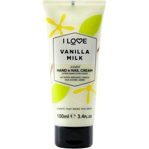 I Love Cosmetics Ltd Scented Hand and Nail Cream - Vanilla Milk by I Love Cosmetics for Women - 3.4 o I Love Cosmetics Ltd Scented Hand and Nail Cream - Vanilla Milk by I Love Cosmetics for Women - 3.4 o