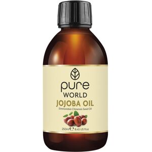 Pure World Natural Jojoba Oil 100% Pure and Undiluted 250ml. Coldand Freshly Pressed Premiu Pure World Natural Jojoba Oil 100% Pure and Undiluted 250ml. Coldand Freshly Pressed Premiu