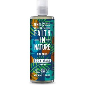Faith In Nature Natural Coconut Body Wash, Hydrating, Vegan and Cruelty Free, No Faith In Nature Natural Coconut Body Wash, Hydrating, Vegan and Cruelty Free, No