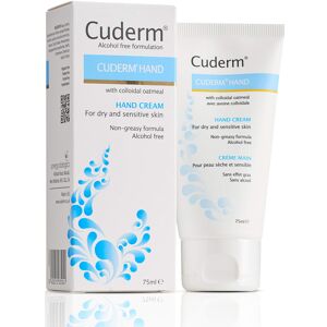Cuderm Hand Cream 75ml (Alcohol Free) Fast Absorbing Moisturiser for Dry Skin, Eczema o Cuderm Hand Cream 75ml (Alcohol Free) Fast Absorbing Moisturiser for Dry Skin, Eczema o