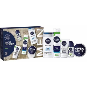 Nivea Men Sensitive 5pc Gift Set 250ml Shower Gel 200ml Shaving Gel Nivea Men Sensitive 5pc Gift Set 250ml Shower Gel 200ml Shaving Gel
