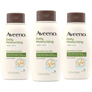 Aveeno Daily Moisturizing Body Wash 12 Fl. Oz Pack of 3 Aveeno Daily Moisturizing Body Wash 12 Fl. Oz Pack of 3