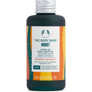 The Body Shop BOOST 'SHINE'ON' Hair & Body Oil 100ml The Body Shop BOOST 'SHINE'ON' Hair & Body Oil 100ml