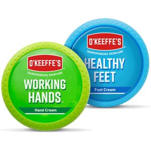 O'Keeffe's Working Hands 96g & Healthy Feet 91g (Twin Pack) O'Keeffe's Working Hands 96g & Healthy Feet 91g (Twin Pack)