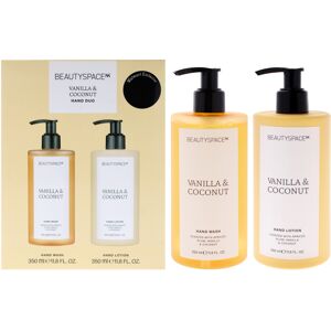 BeautySpace Beauty Space Hand Duo - Vanilla And Coconut by SpaceNK for Unisex - 2 Pc 11.8oz BeautySpace Beauty Space Hand Duo - Vanilla And Coconut by SpaceNK for Unisex - 2 Pc 11.8oz
