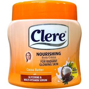 Unbranded CLERE Cocoa Butter Nourishing Skin Glowing Body Cream 500ml Unbranded CLERE Cocoa Butter Nourishing Skin Glowing Body Cream 500ml