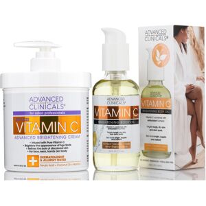 Advanced Clinicals Brightening Vitamin C Cream Moisturizer Vitamin C Body Oil S Advanced Clinicals Brightening Vitamin C Cream Moisturizer Vitamin C Body Oil S