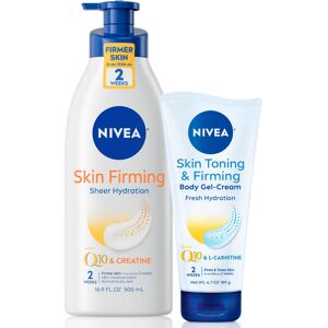 NIVEA Skin Firming Variety Pack with 16.9 Fl Oz Body Lotion and 6.7 Oz Gel-Cream NIVEA Skin Firming Variety Pack with 16.9 Fl Oz Body Lotion and 6.7 Oz Gel-Cream