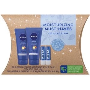 NIVEA Moisturizing Must-Haves Skin Care Set Essentially Enriched Hand Cream wit NIVEA Moisturizing Must-Haves Skin Care Set Essentially Enriched Hand Cream wit