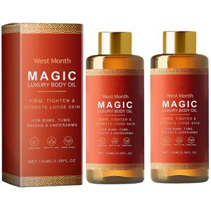 Unbranded (2 pcs) (2 pcs) Magic Body Oil for Arms, Chest, Thighs and Tums 100ml/3.52Fl Oz Unbranded (2 pcs) (2 pcs) Magic Body Oil for Arms, Chest, Thighs and Tums 100ml/3.52Fl Oz