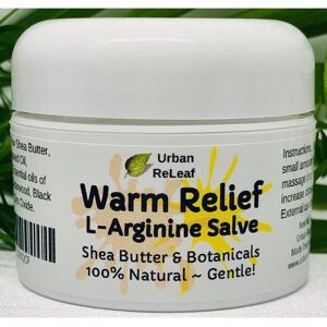 Urban ReLeaf Warm Relief L-Arginine Salve ! Shea Butter & Botanicals 100% Natur Urban ReLeaf Warm Relief L-Arginine Salve ! Shea Butter & Botanicals 100% Natur