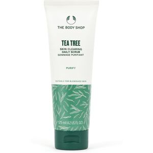 The Body Shop Tea Tree Skin Clearing Daily Face Scrub - Exfoliating and Purifyin The Body Shop Tea Tree Skin Clearing Daily Face Scrub - Exfoliating and Purifyin