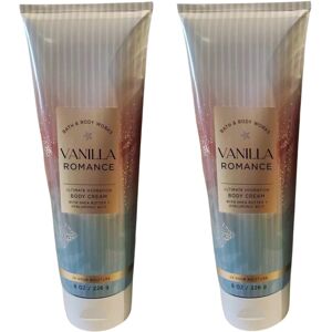 Bath & Body Works Bath and Body Works Vanilla Romance Ultimate Hydration Body Cream 8 Ounces Pack Bath & Body Works Bath and Body Works Vanilla Romance Ultimate Hydration Body Cream 8 Ounces Pack