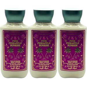 Bath & Body Works Pink Pineapple Sunrise Body Lotion 8oz - Lot of 3 Bath & Body Works Pink Pineapple Sunrise Body Lotion 8oz - Lot of 3