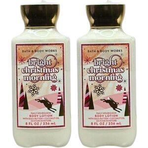 Bath & Body Works Body Lotion Pack of 2 8oz Each (Bright Christmas Morning) Bath & Body Works Body Lotion Pack of 2 8oz Each (Bright Christmas Morning)