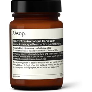 Aesop Resurrection Aromatique Hand Balm 4 Fl Oz/120 mL Paraben Cruelty-free Aesop Resurrection Aromatique Hand Balm 4 Fl Oz/120 mL Paraben Cruelty-free