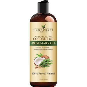 Handgefertigte Mischungen Handcraft Blends Fractionated Coconut Oil Infused with Rosemary - 8 Fl Oz - 100% Handgefertigte Mischungen Handcraft Blends Fractionated Coconut Oil Infused with Rosemary - 8 Fl Oz - 100%