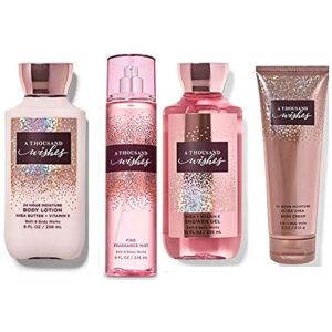 Bath & Body Works Bath and Body Works A Thousand Wishes Gift Set- Body Lotion Shower Gel BodyCre Bath & Body Works Bath and Body Works A Thousand Wishes Gift Set- Body Lotion Shower Gel BodyCre