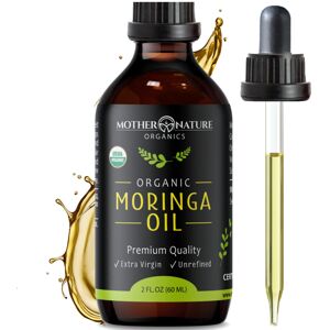 MOTHER-NATURE-COSMETICS Moringa Oil USDA Certified Organic 100 Pure Cold Pressed Unrefined Gluten Free MOTHER-NATURE-COSMETICS Moringa Oil USDA Certified Organic 100 Pure Cold Pressed Unrefined Gluten Free